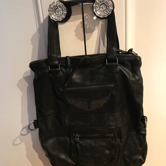 Zadig&Voltaire black leather multi-wearable bag - Picture 8 of 8